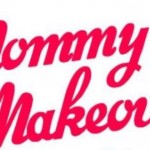 A red and white logo for mommy makeover.