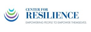 A logo for the center for resilience.